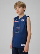 Koszulki dla chłopców - 4F Koszulka meczowa replika wyjazdowa z sezonu 2025/26 dziecięca 4F x Isands Wichoś Jelenia Góra - granatowa 98/104 - miniaturka - grafika 1