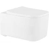 Miski WC - Miska WC Rimless z deską wolnoopadającą slim MEXEN Elis, biała - miniaturka - grafika 1