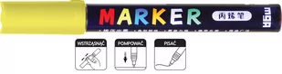 M&G, Marker akrylowy 1-2 mm, jasnożółty - Kredki, ołówki, pastele i pisaki - miniaturka - grafika 1