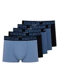 Majtki męskie - Bokserki Over Henderson 5-pak granatowy, niebieski, błękitny XL - miniaturka - grafika 1