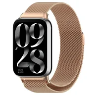 Akcesoria do smartwatchy - opaska pasek bransoleta MILANESEBAND XIAOMI MI Band 8 PRO / Redmi Watch 4 ROSE GOLD - miniaturka - grafika 1