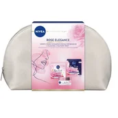 Zestawy kosmetyków damskich - NIVEA Rose Elegance, Zestaw Przeciwzmarszczkowy krem na dzień, 50ml + Przeciwzmarszczkowy krem na noc, 50ml + kosmetyczka - >>> DARMOWA od 99zł <<< w 24h ! - miniaturka - grafika 1