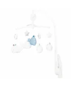 Karuzele dla niemowląt - Karuzela z pozytywką do łóżeczka BLUE BALEINE Sauthon - miniaturka - grafika 1