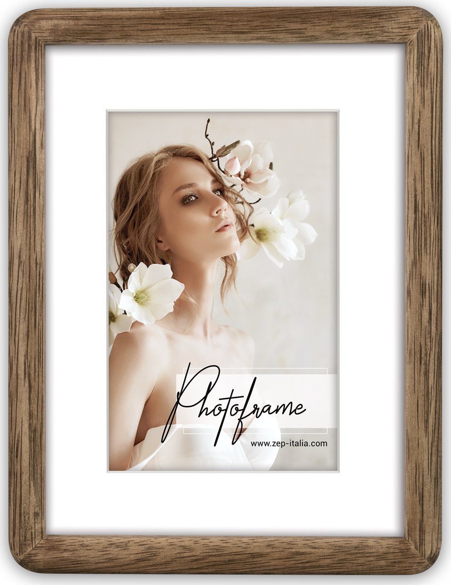 Ramka ZEP ZEP Gressan 20x30 / 30x40 Wood Frame w. Passepartout BC34P