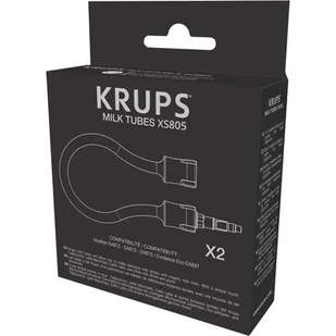Tefal Akcesoria do systemów mlecznych KRUPS XS805000 KIT OF 2 MILK TUBES FOR INTUITION - Akcesoria i części do ekspresów do kawy - miniaturka - grafika 1