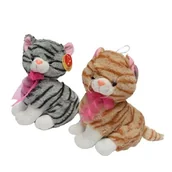 Maskotki i pluszaki - Deef Pluszak Kot z Glosem 30cm De Siedzacy 3539 - miniaturka - grafika 1