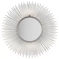 Lustra - Beliani Lustro ścienne srebrne 80 cm CILLY - miniaturka - grafika 1