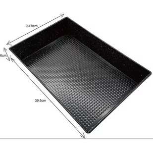 BLACHA FORMA DO PIECZENIA 39X24CM POWŁOKA NIEPRZYWIERALNA MARMUREK KINGHOFF KH-1777 - Formy do ciast - miniaturka - grafika 4