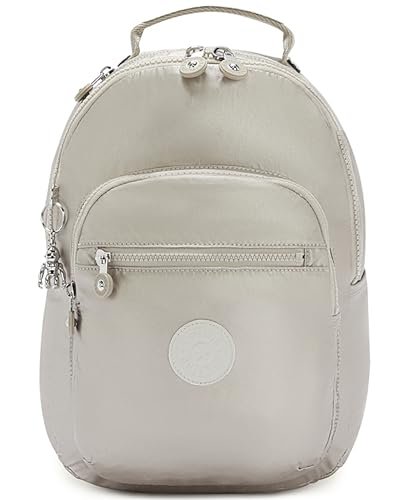 Kipling SEOUL S Mały plecak, Metallic Glow (Srebrny)