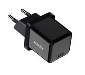 Ładowarki do telefonów - Aukey USB-C PowerDelivery 20W (czarny) - miniaturka - grafika 1