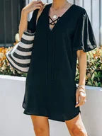 Sukienki - Milan Kiss Sukienka w kolorze czarnym - miniaturka - grafika 1