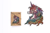 Puzzle - Puzzle Drewniane Tęczowy Jednorożec Puza3-00715 (Pe7151) - miniaturka - grafika 1