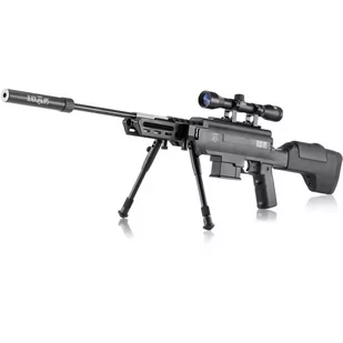 Wiatrówka Karabinek Black Ops Sniper Power Piston 4,5mm z lunetą 4x32 - Wiatrówki karabinki - miniaturka - grafika 1
