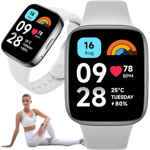 Xiaomi Redmi Watch 3 Active Szary - Smartwatch - miniaturka - grafika 1