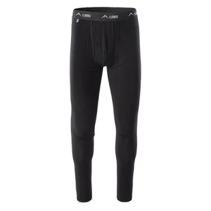 Męskie Legginsy termoaktywne ELBRUS MERYL M000177407 – Czarny - Bielizna sportowa męska - miniaturka - grafika 1