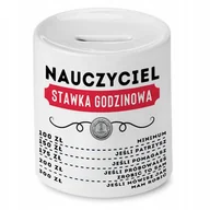 Skarbonki - Dla Nauczyciela Skarbonka na Urodziny na Prezent z Nadrukiem ze Zdjęciem - miniaturka - grafika 1