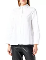 Bluzki damskie - Seidensticker Damska bluzka z długim rękawem, regularny krój, biały, 52 - miniaturka - grafika 1