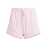 Spodenki damskie - adidas Girl's Essentials polarowe szorty z 3 paskami na co dzień - miniaturka - grafika 1