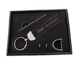 DACIA BRELOK samochodowy DACIA BRELOCZEK do kluczy NOWE LOGO +pudełko na prezent - Akcesoria motoryzacyjne - miniaturka - grafika 1