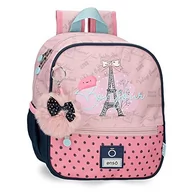 Plecaki szkolne i tornistry - Enso Bonjour Bagaż, Torba kurierska Dziewczyny, Różowy, Mochila Preescolar Adaptable a Carro, Plecak przedszkolny dostosowany do wózka - miniaturka - grafika 1