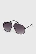 Okulary przeciwsłoneczne - Guess okulary przeciwsłoneczne męskie kolor czarny GF0239 02B - miniaturka - grafika 1