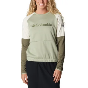 Damska Bluza COLUMBIA WINDGATES CREW 1991793348 – Beżowy - Bluzy damskie - miniaturka - grafika 1