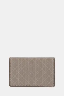 Calvin Klein portfel damski kolor beżowy LV04F1083G - Portfele - miniaturka - grafika 1