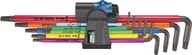 Klucze i nasadki - Wera klucz kątowy zestaw 967/9 TX XL Multicolour HF 1 śrubokręt (5024470001) - miniaturka - grafika 1