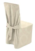 Pokrowce na meble - Dekoria Sukienka na krzesło ecru 45 × 94 cm Damasco 580-613-01 - miniaturka - grafika 1