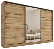 Szafy - Szafa przesuwna z lustrem 280 cm wotan Loft - miniaturka - grafika 1