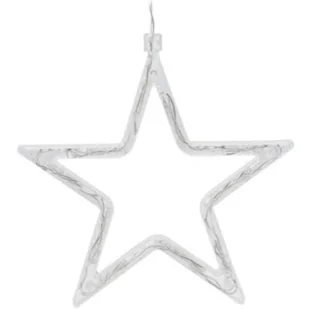 Gwiazda CHRISTMAS DECORATION 18 cm 10 LED - Ozdoby bożonarodzeniowe - miniaturka - grafika 1