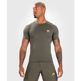 Venum Rashguard Krótki Rękaw Contender Short Sleeve Khaki - Kimona, stroje i obuwie - miniaturka - grafika 1
