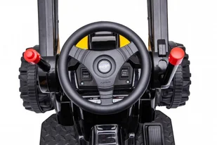 Pojazd Koparka Traktor Żółty - Pojazdy elektryczne dla dzieci - miniaturka - grafika 18