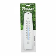 Stacje pogodowe - Termometr zewnętrzny plastikowy biały WHITE LINE - miniaturka - grafika 1