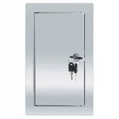 Akcesoria do wentylacji i klimatyzacji - DRZWICZKI REWIZYJNE METALOWE ZAMEK 10x15 - miniaturka - grafika 1