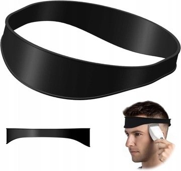 Opaska Taśma Silikonowa Do Strzyżenia Włosów Guma Dla Fryzjera Do Nauki