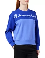 Swetry damskie - Champion Damski sweter z kapturem Color Story, niebieski, XL - miniaturka - grafika 1
