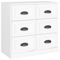 Szafki do salonu - Szafka, biała, 70x35,5x67,5 cm, materiał drewnopochodny - miniaturka - grafika 1