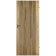 Drzwi wewnętrzne - Drzwi wewnętrzne drewniane pełne Lamello Modern 01 dąb belkowany 80 prawe Artens 5905172794144 - miniaturka - grafika 1