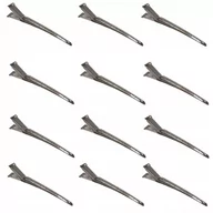 Ozdoby do włosów - Klipsy Metalowe Do Włosów Klamry Spinki 12 Szt - miniaturka - grafika 1