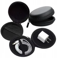 Akcesoria do słuchawek - ETUI SŁUCHAWKI / POKROWIEC UNIWERSALNY CZARNY - miniaturka - grafika 1