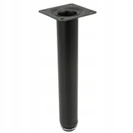 Meble modułowe i akcesoria - Noga meblowa Prosta czarna wysokość 20 cm regulowana wysokość Nóżka meblowa - miniaturka - grafika 1