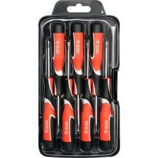 YATO wkrętaki precyzyjne 7szt. płaskie, krzyżakowe PH00, PH0, torx YT-25863 - Śrubokręty - miniaturka - grafika 4