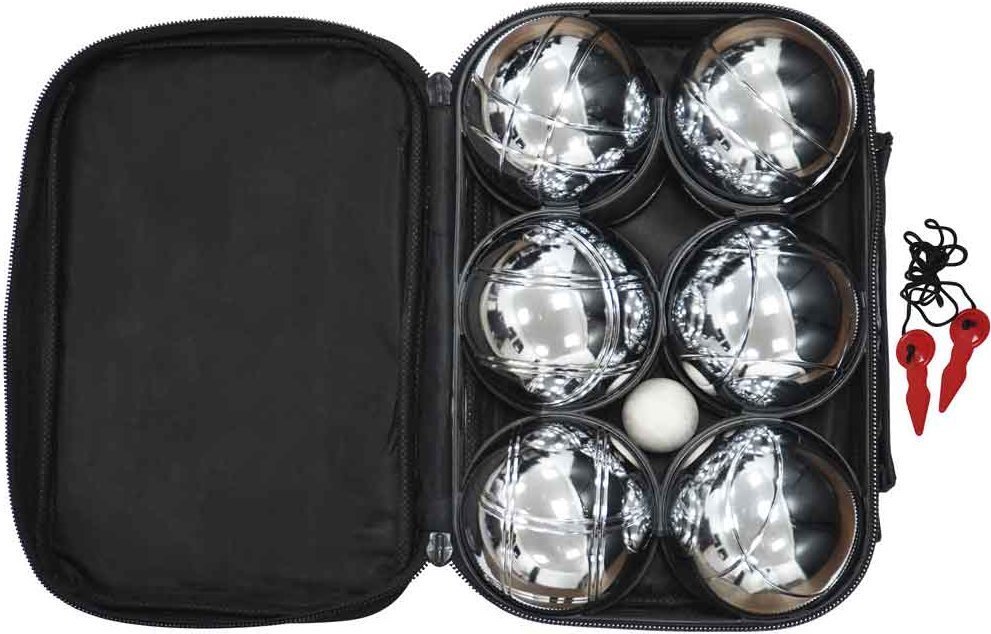 HOME It® premium petanque med 6 metalkugler