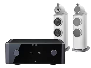 Rotel Michi X5 S2 (czarny) + 802 D4 (biały) - Zestawy stereo - miniaturka - grafika 1