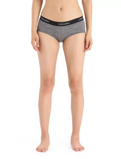 Bielizna sportowa damska - Damskie bokserki Icebreaker Sprite Hot Pants gritstone heather - L - grafika 1