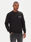 Bluzy męskie - Tommy Hilfiger Bluza Stacked MW0MW39376 Czarny Regular Fit - miniaturka - grafika 1