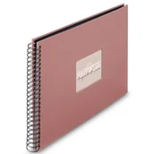 Albumy fotograficzne - Album HAMA Fine Art Czarne kartki Ceglany (50 stron) - miniaturka - grafika 1