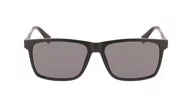 Okulary przeciwsłoneczne - Calvin Klein Okulary przeciwsłoneczne damskie, matowy czarny, XL - miniaturka - grafika 1