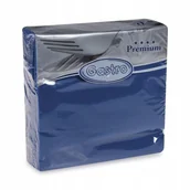 Naczynia i sztućce jednorazowe - Serwetki Flizelinowe Premium Niebieskie 40x40cm 50sztuk - miniaturka - grafika 1